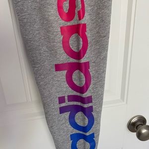 GIRLS ADIDAS SWEATPANTS